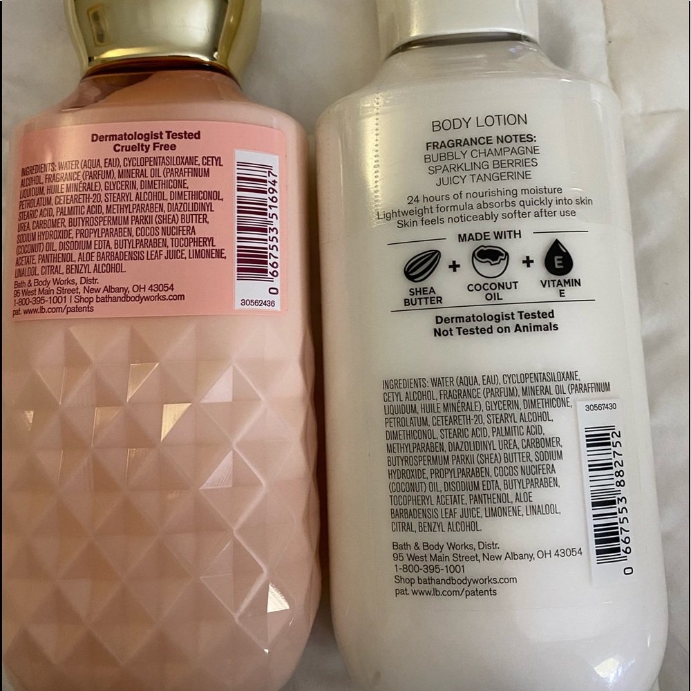 2 New Bath & Body Champagne Toast - Picture 2 of 2